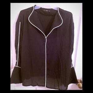 Blouse, long-sleeve